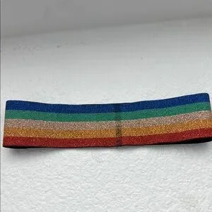 Gucci | Accessories | Gucci Multicolor Glitter Logo Headband  display picture 1